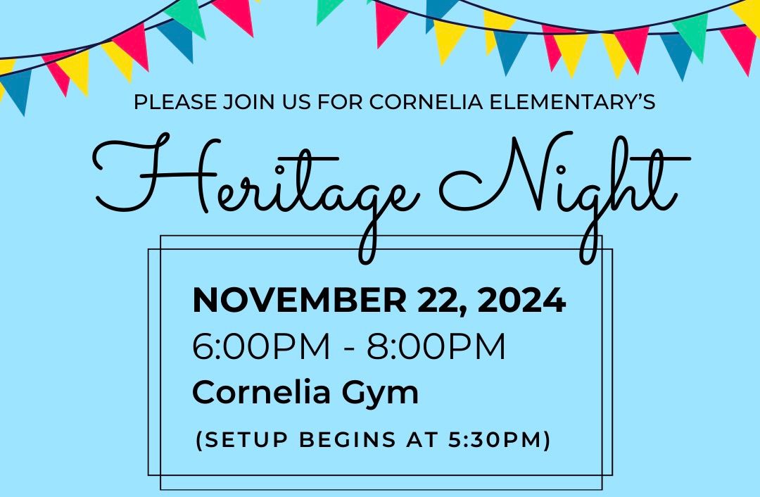 Cornelia Elementary Heritage Night 2024