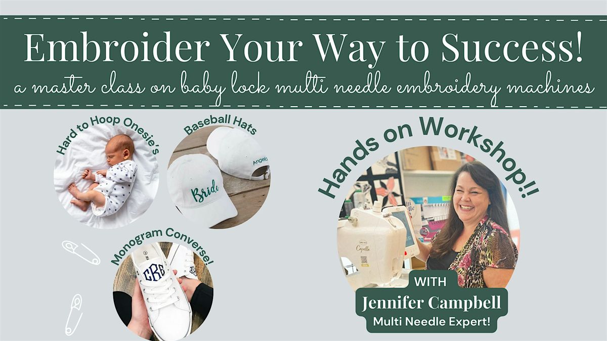 Embroider Your Way to Success!