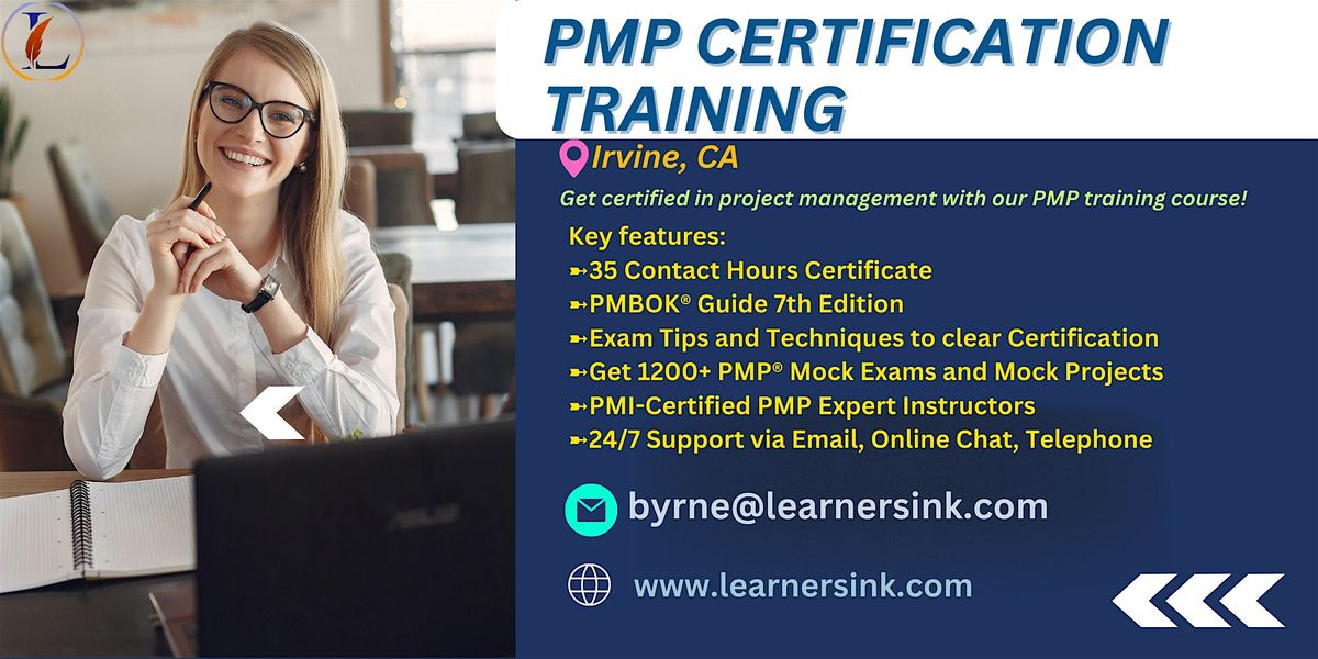 PMP Exam Prep Training Course in Irvine, CA