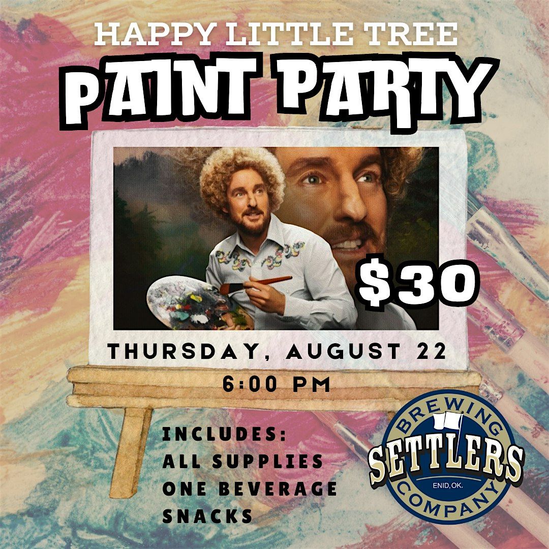 Happy Little Tree Paint Party!
