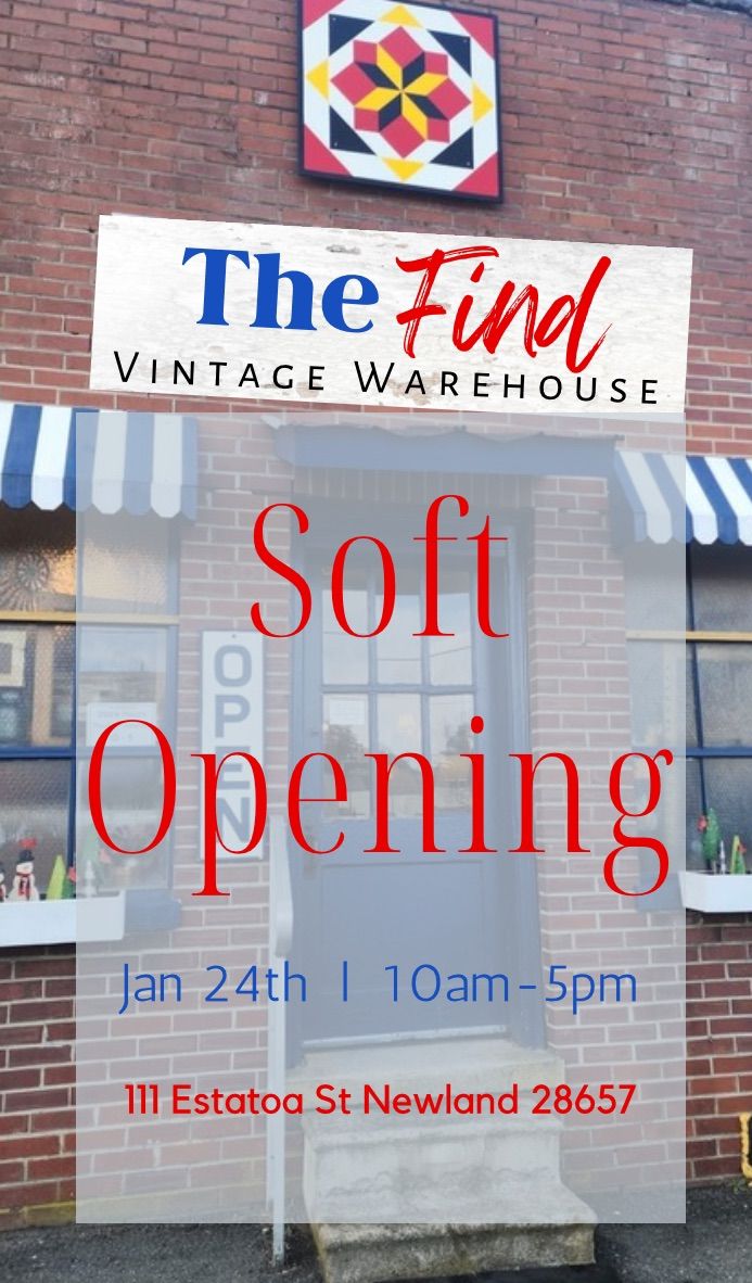 The Find Soft Opening!