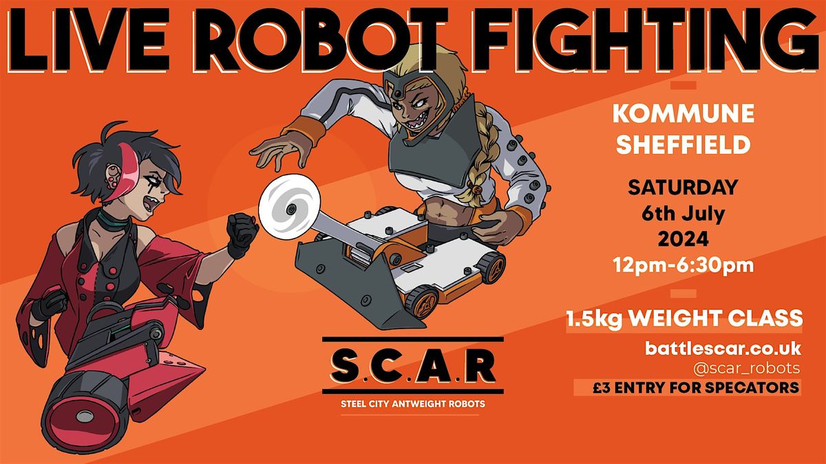 SCAR BEETLES 3 - Live Robot Fighting!