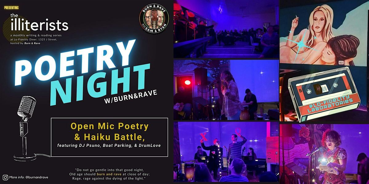 the illiterists: poetry open mic and haiku  battle