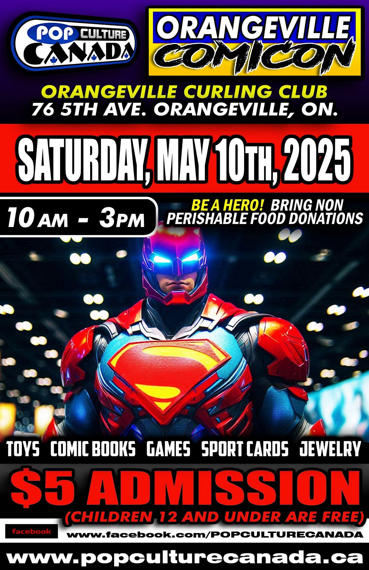 Orangeville ComiCon : May 10th 2025  :  Comic Con