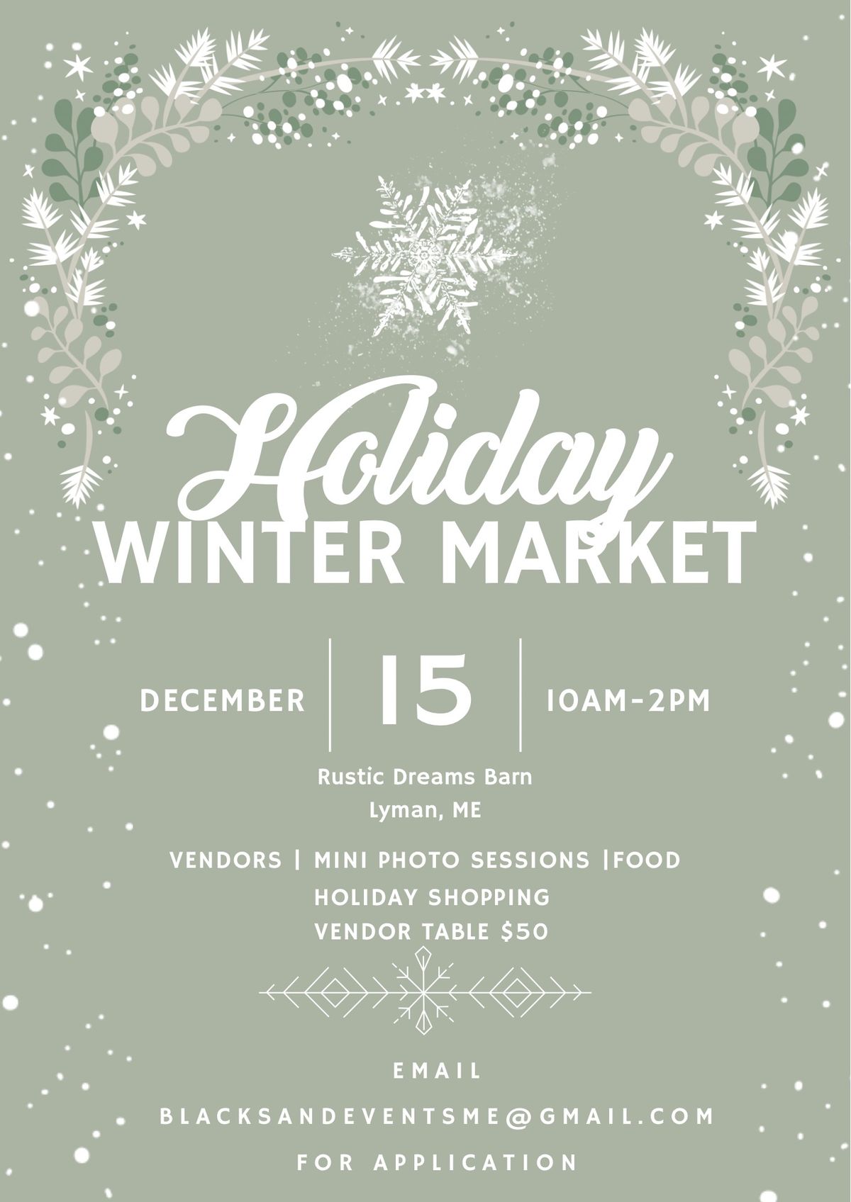 Holiday Winter Market