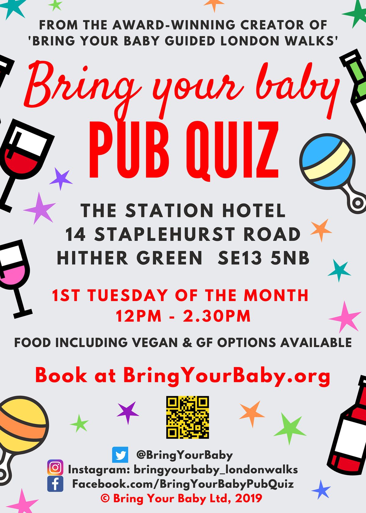 BRING YOUR BABY PUB QUIZ @ The Station Hotel, HITHER GREEN (SE13)