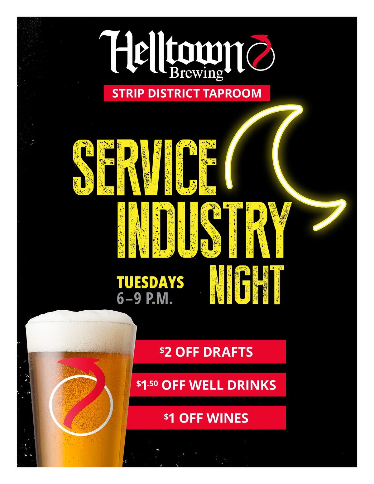 SERVICE INDUSTRY NIGHT!