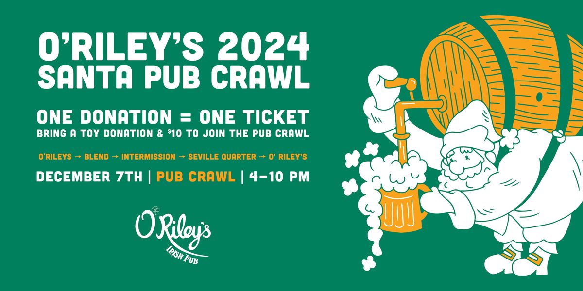 O'Riley's Santa Pub Crawl 2024