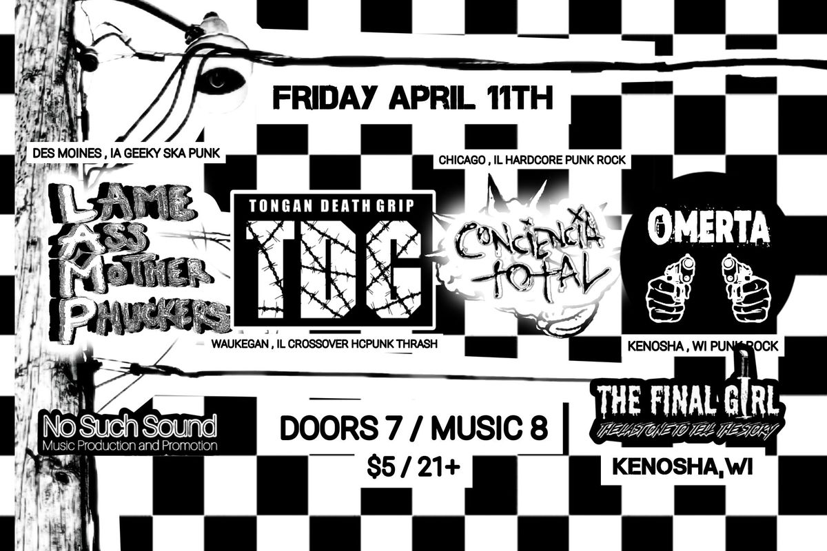 LAMP at The Final Girl with Tongan Death Grip, Conciencia Total & Omert\u00e0