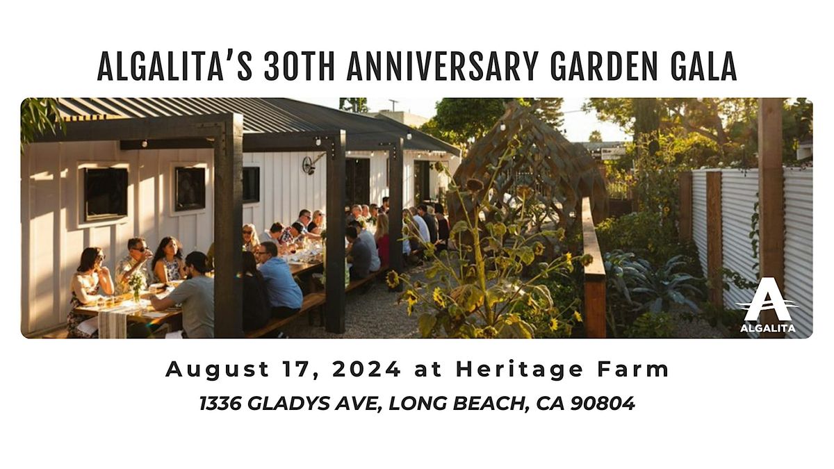 Algalita's 30th Anniversary Garden Gala