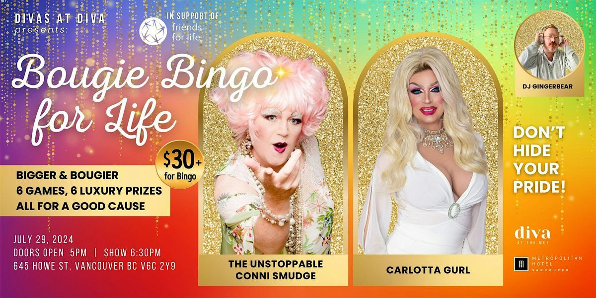 Divas at Diva Presents: Bougie Bingo for Life; Don't Hide Your Pride!
