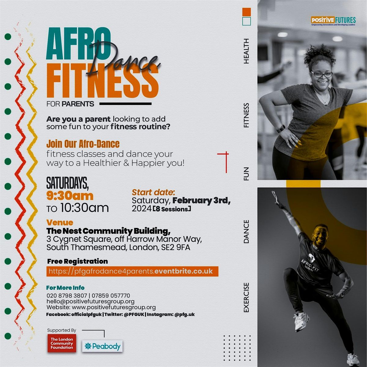 Afro-Dance Fitness Classes for Parents