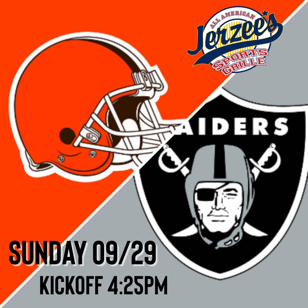 Browns vs Raiders