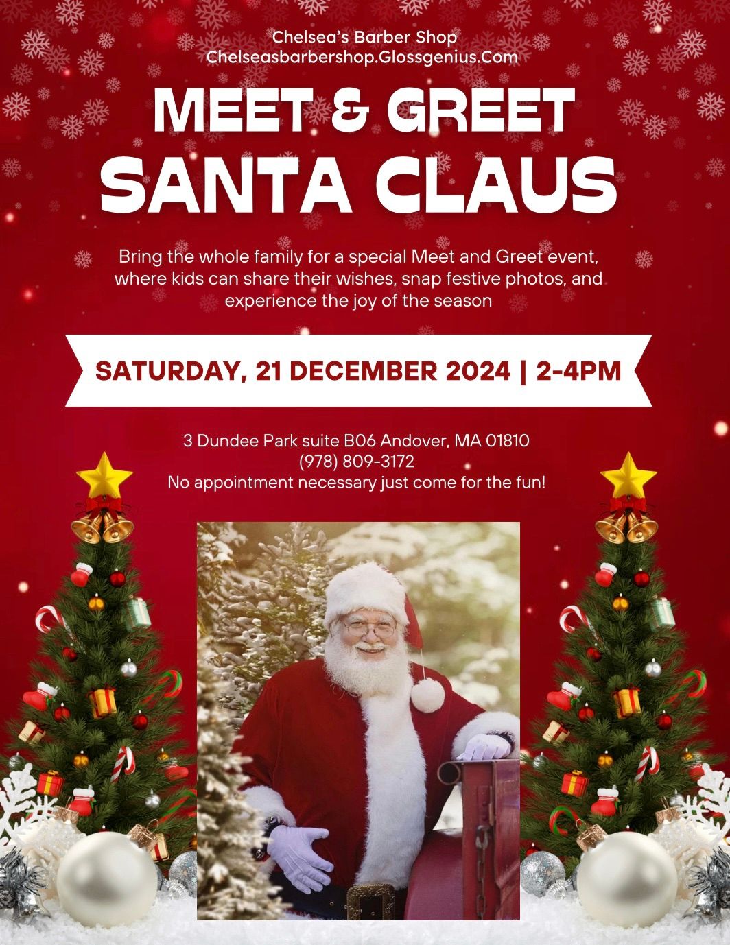 Santa is coming to Chelsea\u2019s Barber Shop 