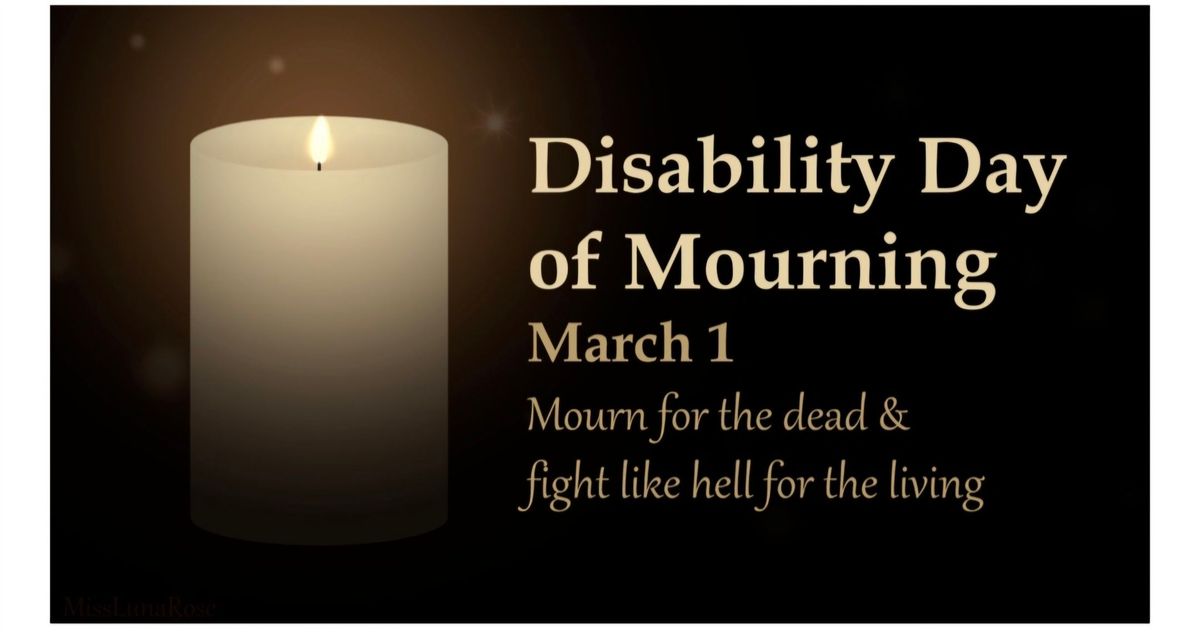 Disability Day of Mourning 