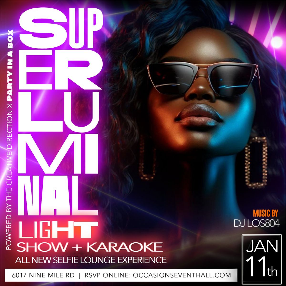 Superluminal Light Show