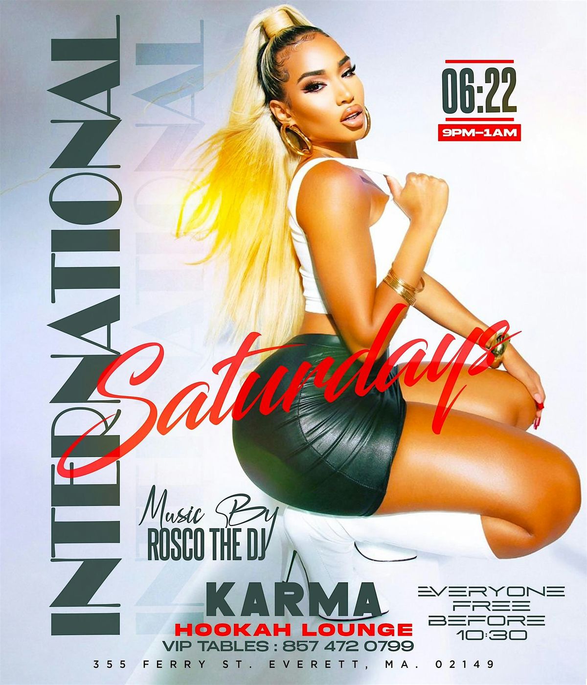 INTERNATIONAL SATURDAYS at Karma Hookah Lounge