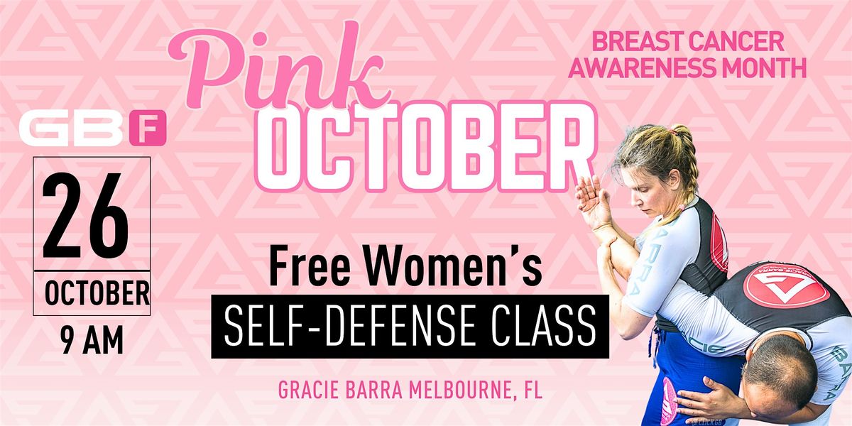 Fight for Strength: Free Women's Self-Defense for Breast Cancer Awareness