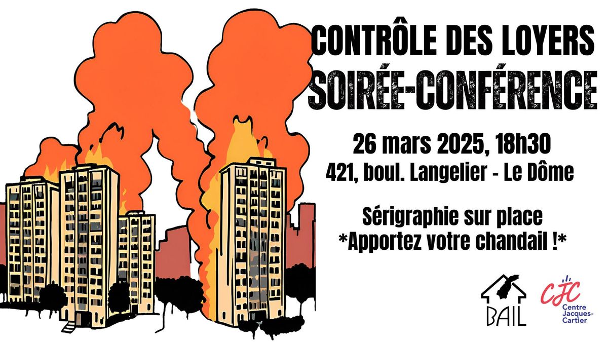 Soir\u00e9e-conf\u00e9rence sur le contr\u00f4le des loyers