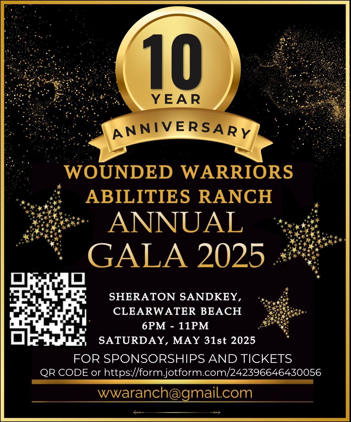 WWAR ANNUAL GALA - 10 YEAR 