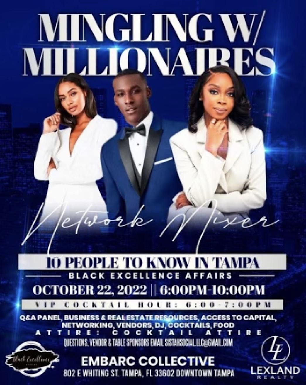 2nd Annual Mingling with Millionaires Networth Mixer -Tampa Bay