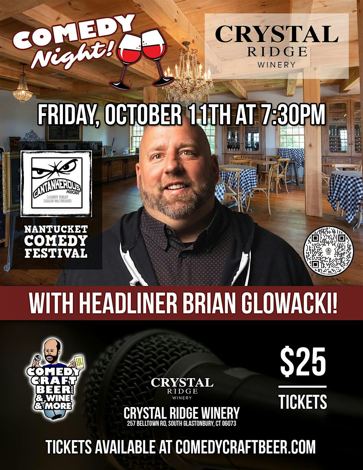 Comedy Night at Crystal Ridge Winery