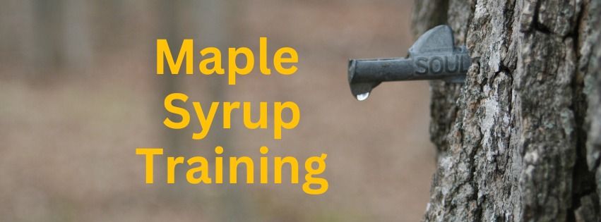 Maple Syrup Training