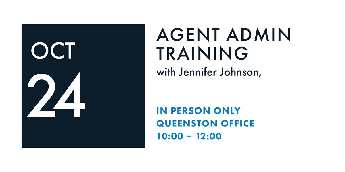 AGENT ADMIN TRAINING