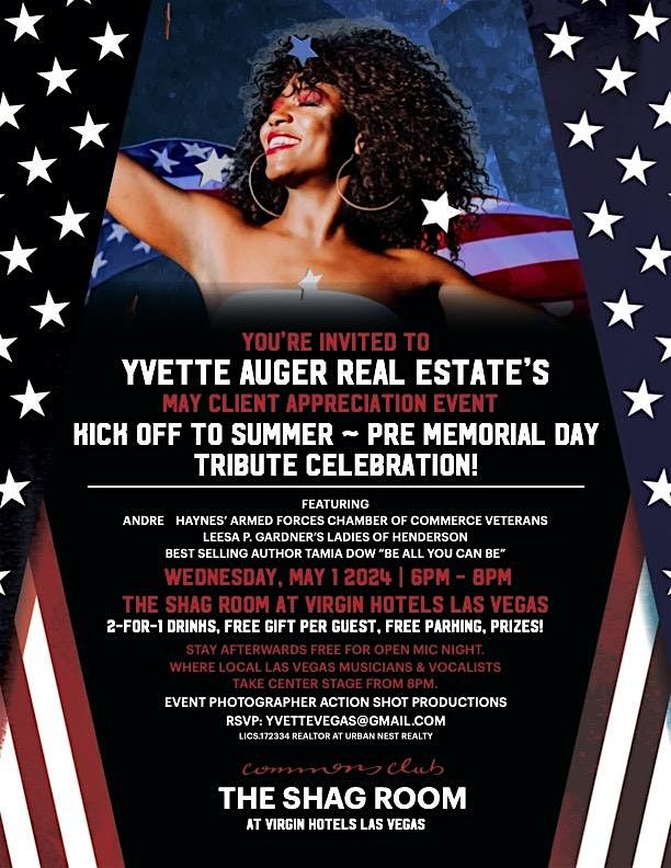 You're Invited to "Yvette Auger Real Estate's Kick Off To Summer Party" 5\/1