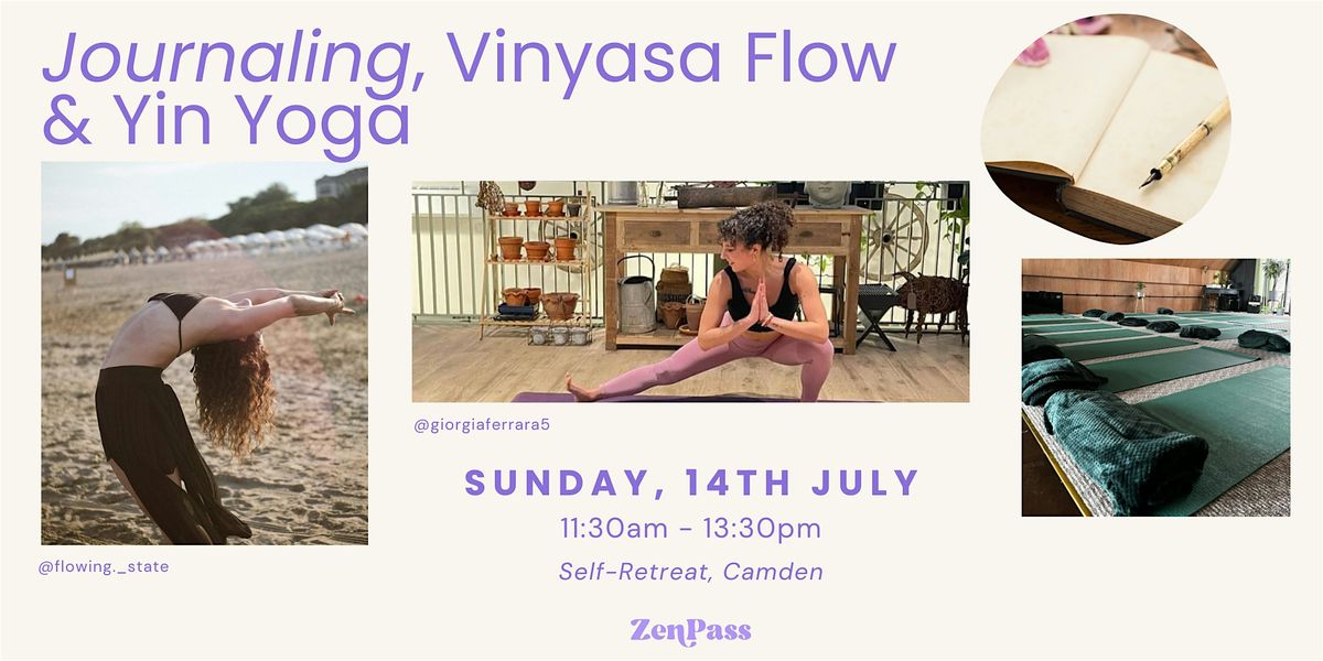 Journaling, Vinyasa Flow & Yin Yoga