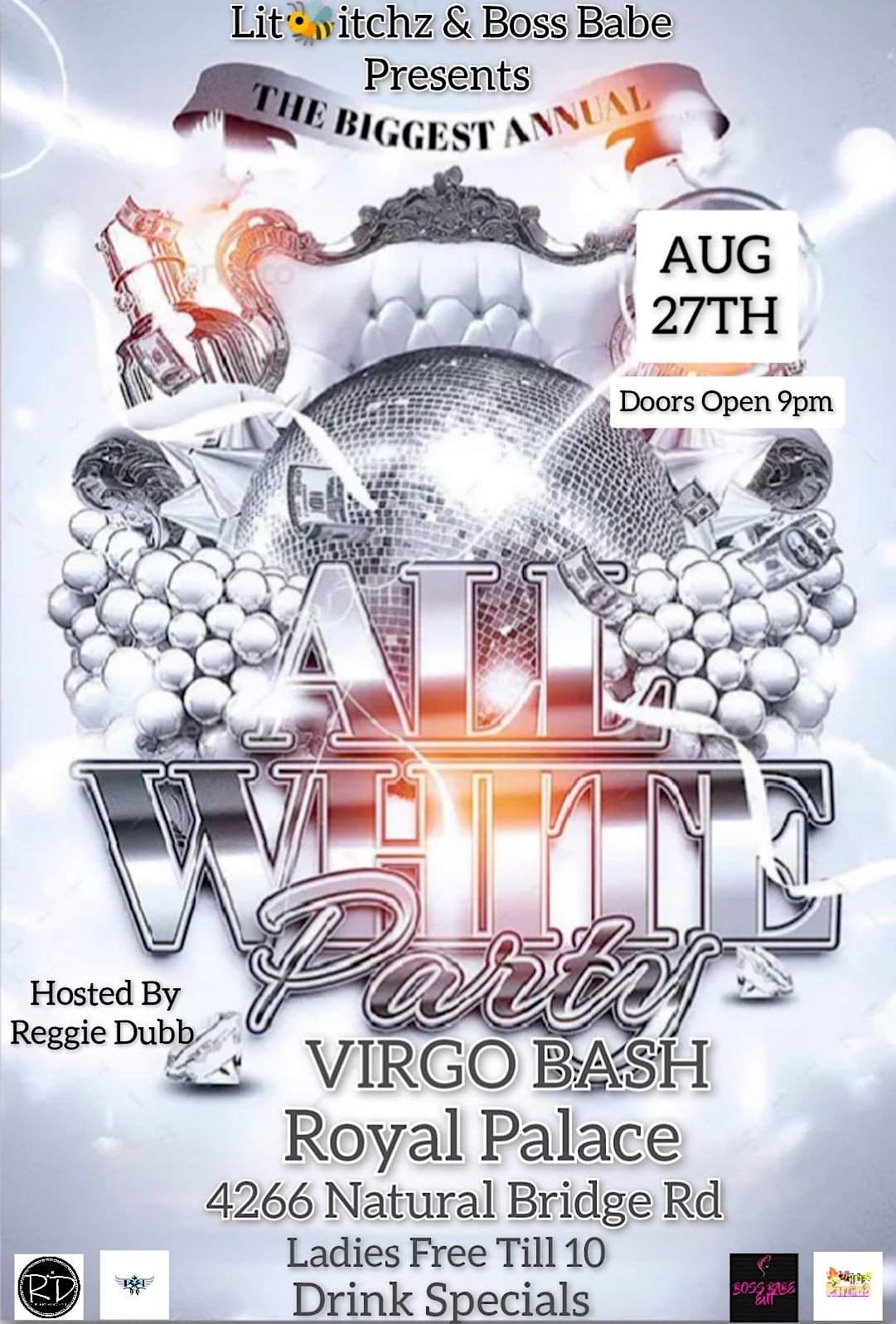 ANNUAL ALL WHITE VIRGO BASH