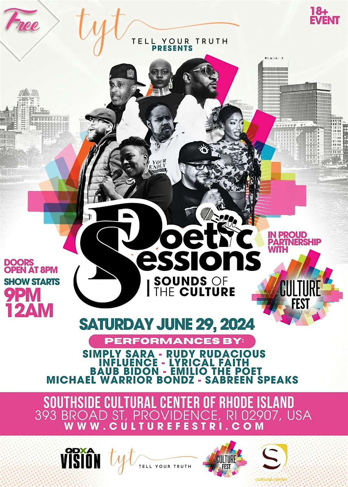 Tell Your Truth Presents Poetic Sessions - Sounds of the Culture