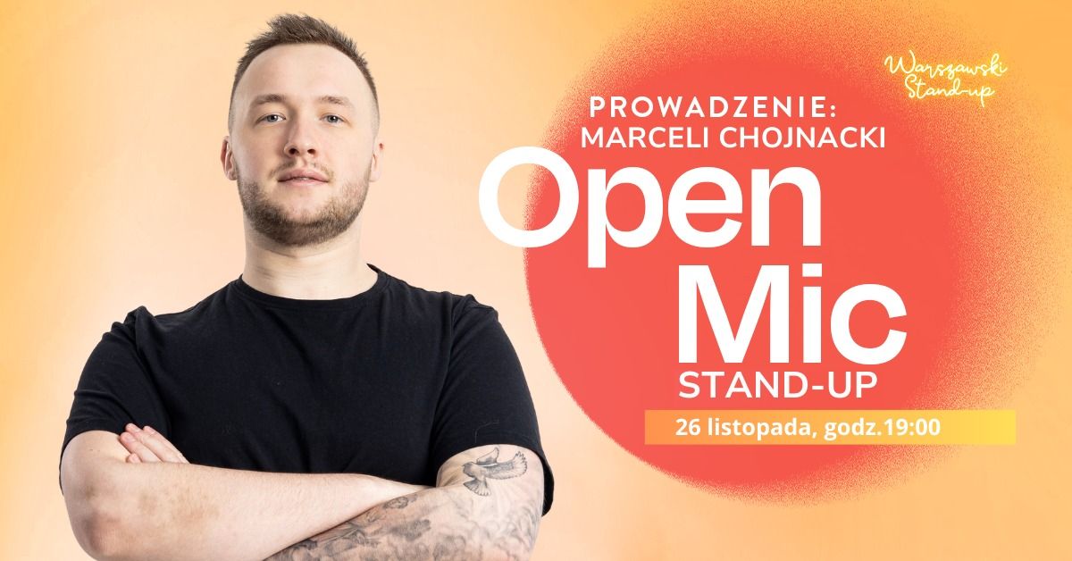 Open Mic w Resorcie \/ Prowadzenie: Marceli Chojnacki \/ 26.11.2024 \/ g.19:00