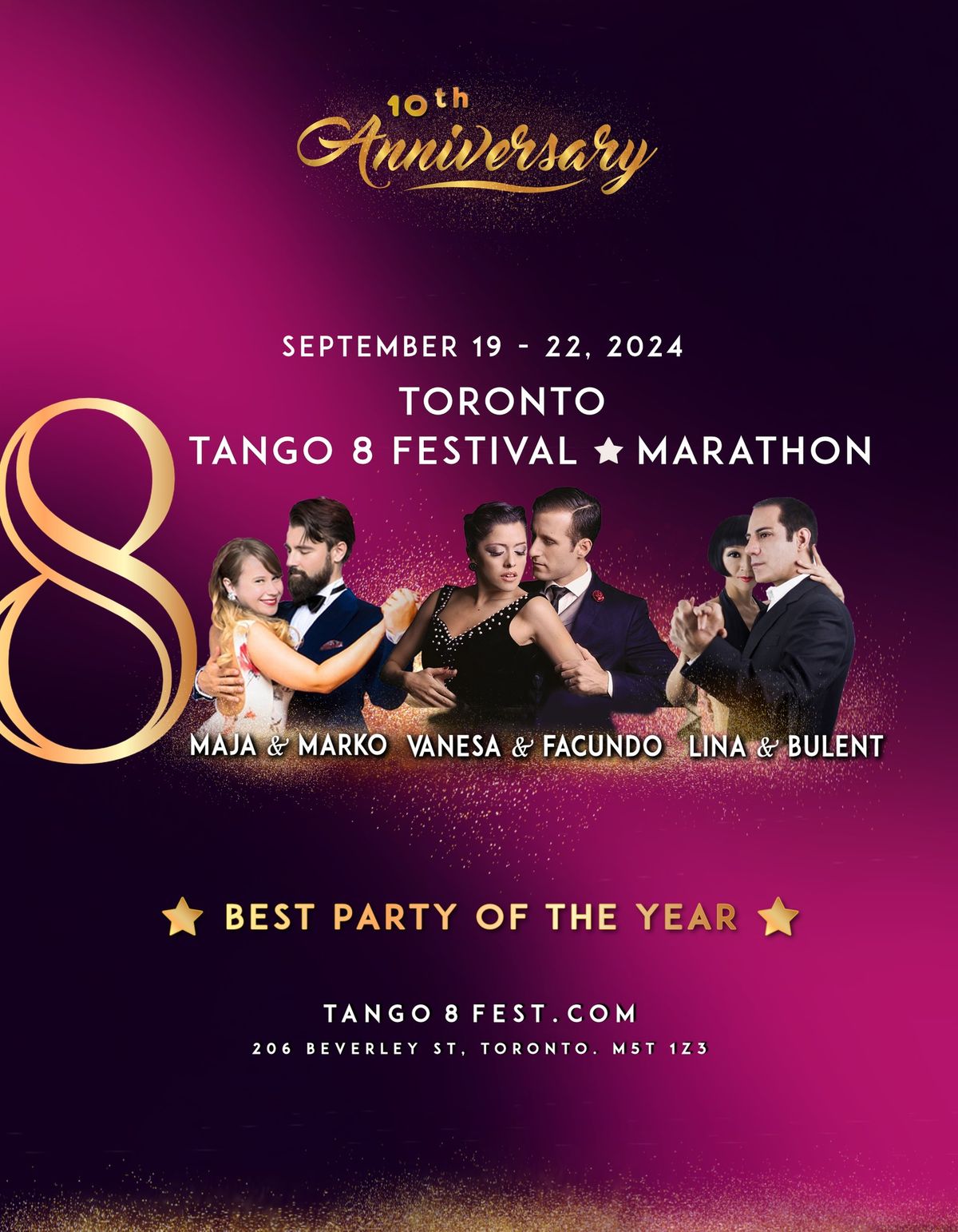 TORONTO TANGO 8 FESTIVAL \u2605 MARATHON . Sep 18 - 22, 2024
