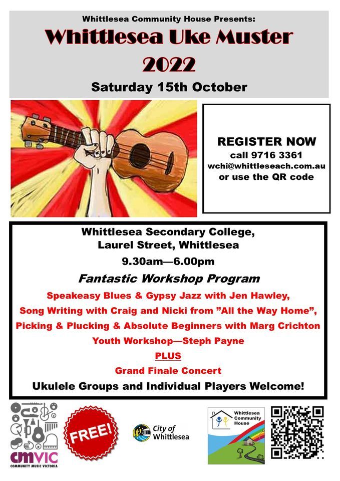 Whittlesea Uke Muster 2022, Whittlesea Secondary College, 15 October 2022