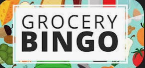 GROCERY BAG THEMED BINGO 