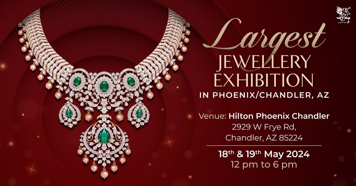 Largest Jewellery Exhibition in Phoenix Chandler, AZ by Sri Krishna Jewellers, Frisco, TX