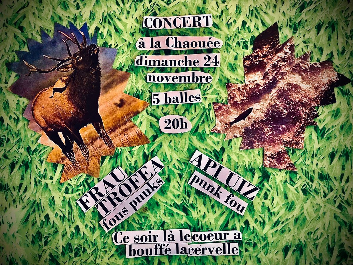 Concert Est\/Ouest Frau Trofea\/Api Uiz \u00e0 La Chou\u00e9e