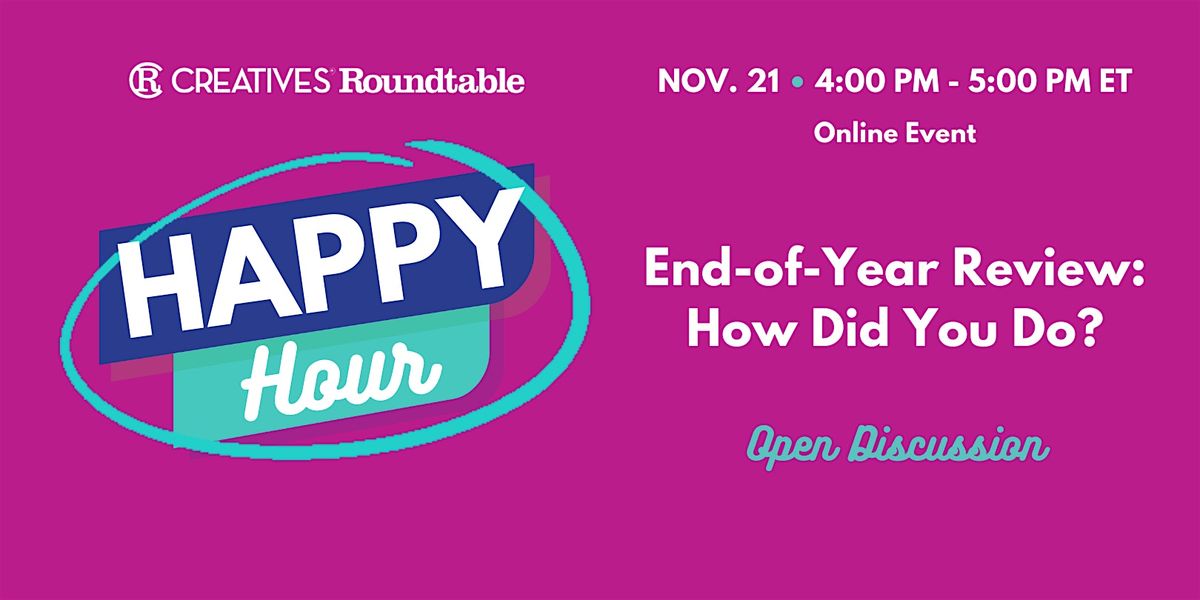 Happy Hour: End-of-Year Review: How did you do?