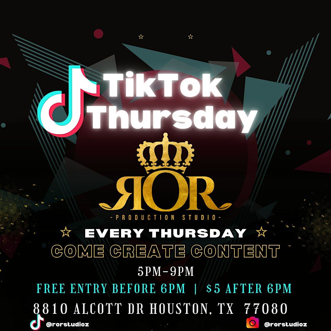 TikTok Thursday