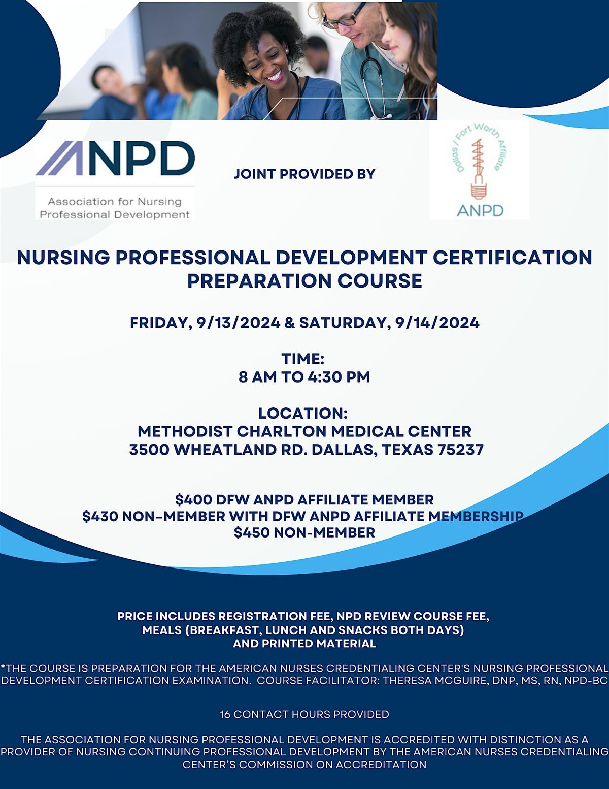 Nursing Professional Development Certification Preparation Course
