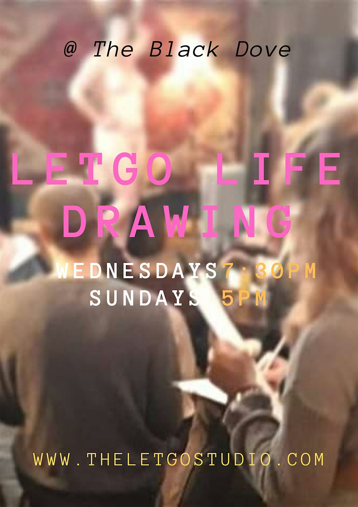 Mindful Life Draw - Black Dove - Last Wednesday 7:30pm - 9:30pm