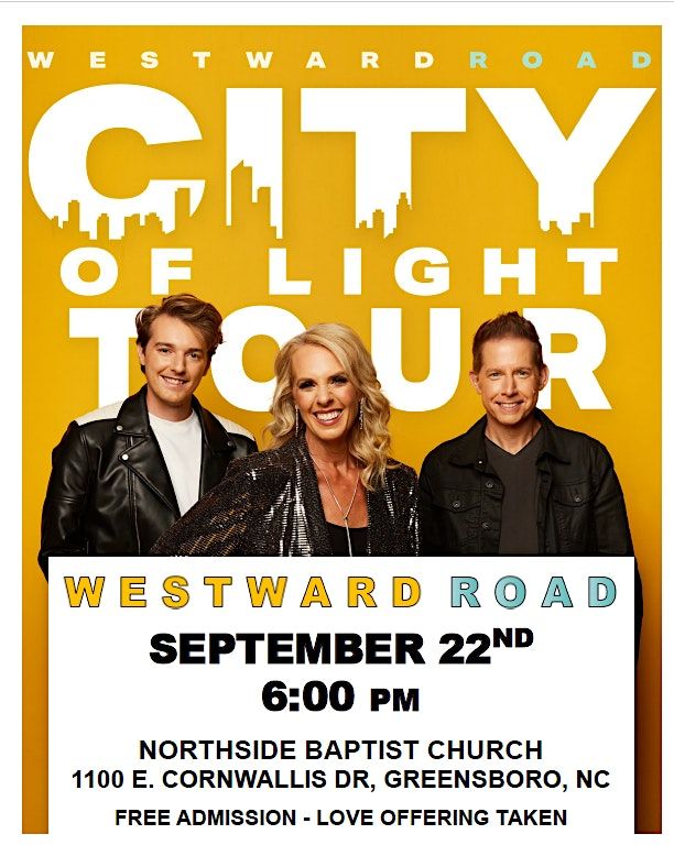 WESTWARD ROAD's 'CITY OF LIGHT' TOUR CONCERT