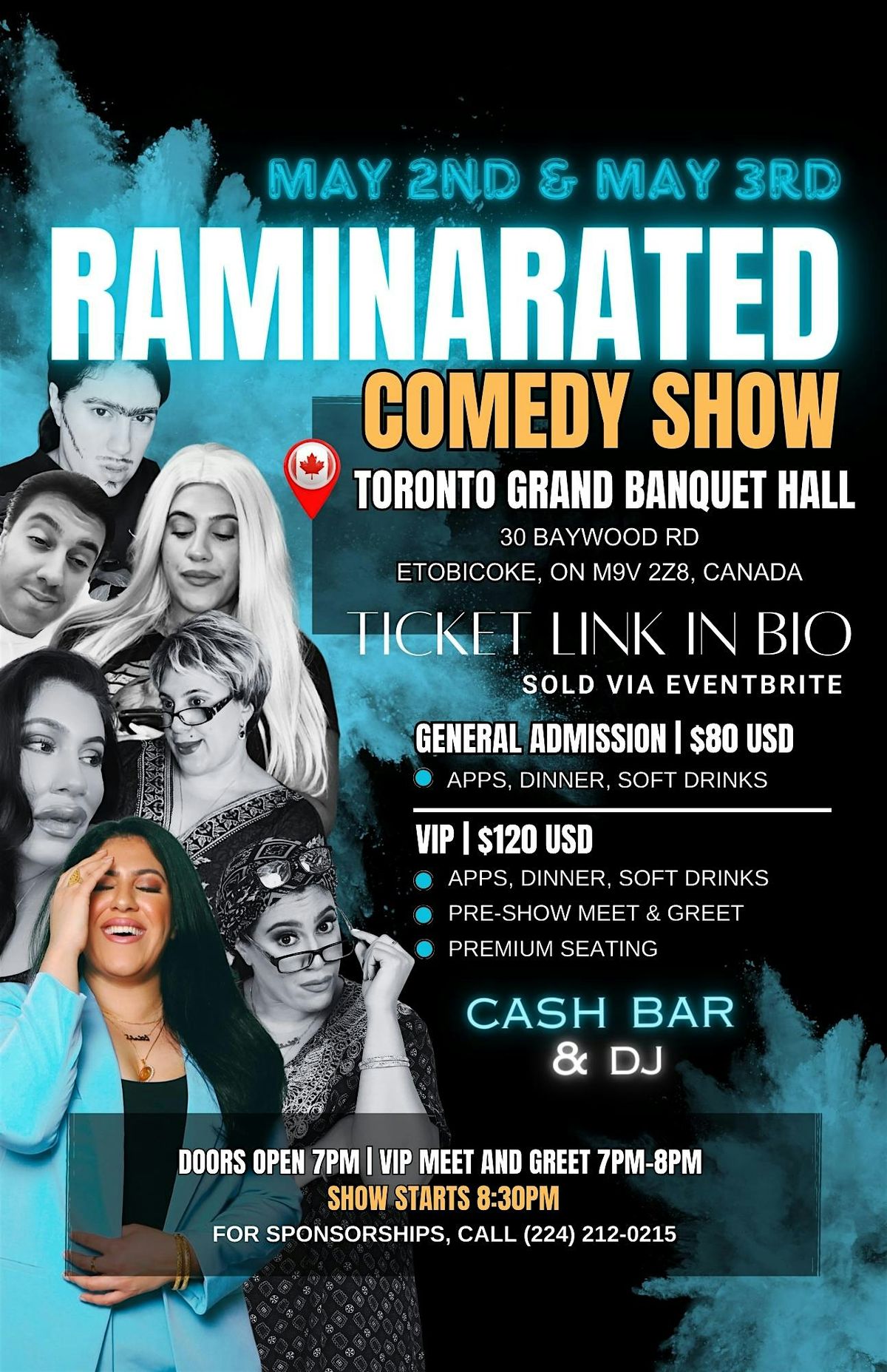 Ramina Rated Comedy Show: Toronto 2024 FRIDAY