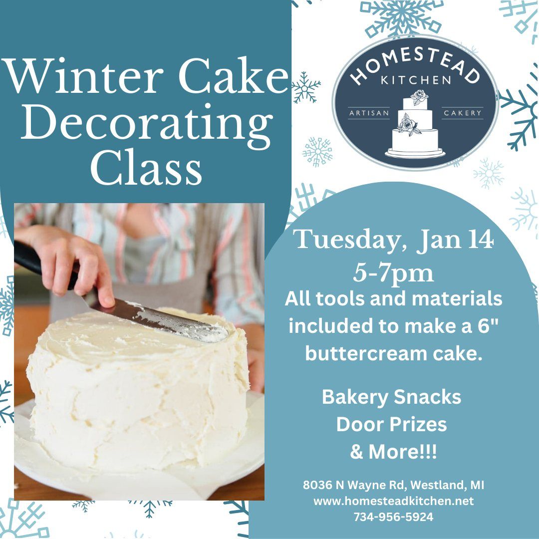 Buttercream Cake Class at Homestead Kitchen