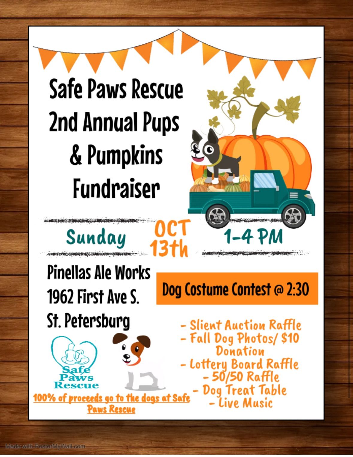 2nd Annual Pups & Pumpkins Fundraiser