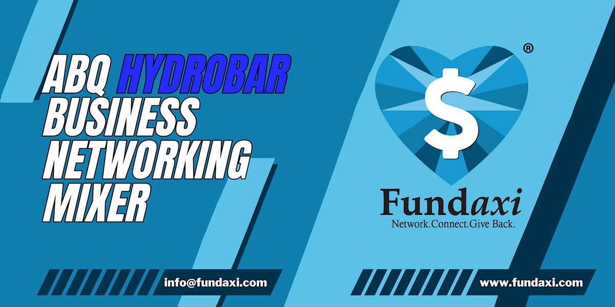 Abq Hydrobar Chapter Business Networking Mixer