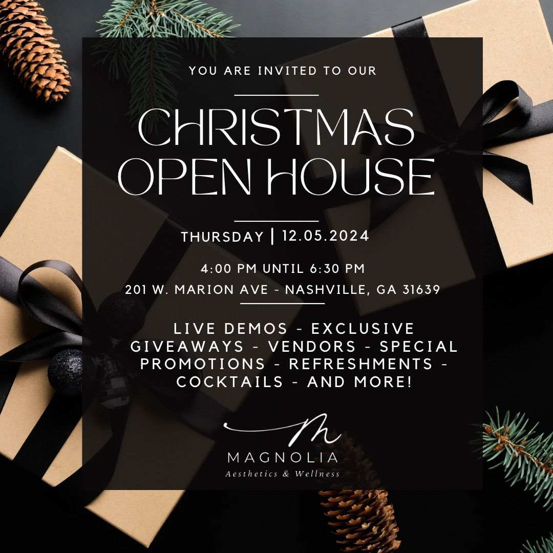 \ud83c\udf84Magnolias Christmas Open House\ud83c\udf84