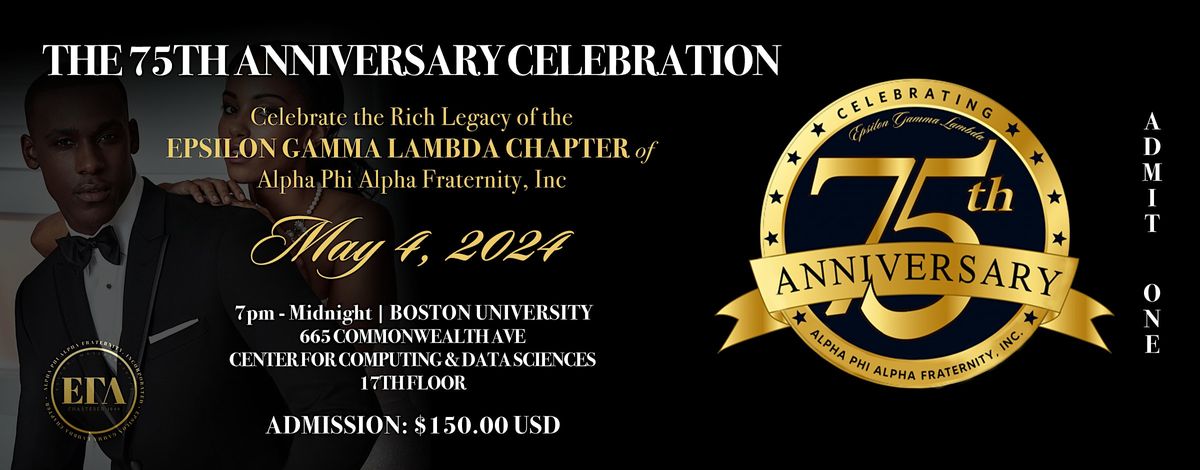 Epsilon Gamma Lambda Chapter 75th Anniversary Celebration