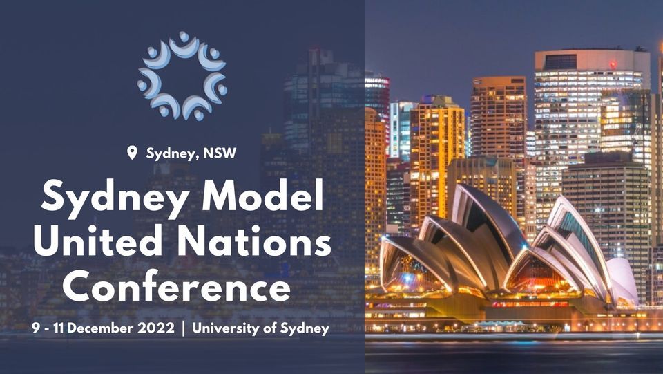 Sydney Model United Nations Conference 2022, The University Of Sydney ...